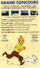 TINTIN. Pub Casterman 1996. Grand Concours Avec Tintin, Gagnez Un Voyage Autour Du Monde... - Advertisement
