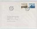 Norway FDC Tourist Stamps Lindesnes & Nordkap Complete 25-4-1974 Sent To Denmark - FDC
