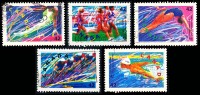 Canada (Scott No.1414-18 - Olympique D'été / 1992 / Summer Olympic) (o) Set Of 5 - Oblitérés