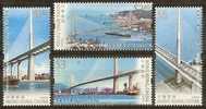 2009 HONG KONG  STONECUTTERS BRIDGES 4V - Unused Stamps