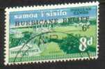 SAMOA  No273  SURCHARGED  "HURRICANE  RELIEF"  8P + 6P  STAMP  1966  ULH SG B1  SPECIAL PRICE !! READ DESCRIPTION !! - Samoa