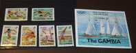 Olympia Los Angeles 1984  Gambia MiNr:B8 500 -05  ** Postfrisch MNH  #1492 - Gambie (1965-...)