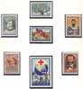 HELLAS, 1959,  MI 714-720 ** COMPLET CROIX ROUGE, RED CROSS - Unused Stamps