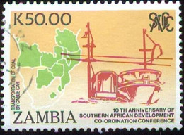 Pays : 511 (Zambie)   Yvert Et Tellier N° :   509 (o) - Zambie (1965-...)