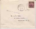 1923  Cleveland 12¢ Scott 564  FDC Unofficial Caldwell NJ Hand-cancel   Addressed Owen  Rare Postal Marking - 1851-1940