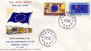 Flagge 1964 Europasterne Türkei 1901/2 Auf FDC SST 3€ 15 Jahre Europa-Rat Flaggen CEPT Flag First Cover Of Türkiye - FDC