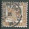 GERMANY BADEN - 1862 COAT OF ARMS 9k Brown - V1305 - Usati