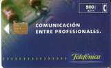 P-418 TARJETA DE ESPAÑA PROFESIONALES-II DE TIRADA 8500 - Emissioni Private