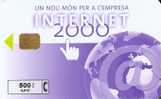 P-422 TARJETA TELEFONICA DE ESPAÑA DE INTERNET 2000 - Emisiones Privadas