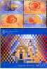 1998 MACAO TILES 4V MS - Blocs-feuillets