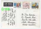 Australia, Mi ?, 1097, 1087a - Used To United Kingdom 1990 - Caixa # 8 - Storia Postale