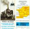 Dépliant - F.A.C.S. - France Belgique Chemins De Fer Touristiques - Spoorwegen En Trams