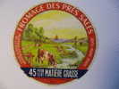 A-62004 - étiquette De Fromage - Camembert Des Prés Salés - Verton Pas De Calais 62 - Käse