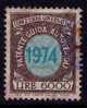1974 - MARCA PER PATENTE DI GUIDA - Lire 6.000 - Revenue Stamps