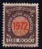 1972 - MARCA PER PATENTE DI GUIDA - Lire 6.000 - Revenue Stamps