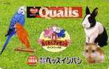 RARE TC Japon - PERROQUET Lapin Hamster Aigle - PARROT Rabbit Eagle Bird Japan Phonecard - PAPAGEI Eule Kaninchen - 56 - Papageien