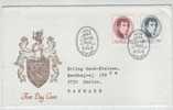 Norway FDC Jacob Aall 22-8-1973 With Cachet Sent To Denmark - FDC