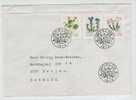 Norway FDC Flowers 15-11-1973 Sent To Denmark - FDC