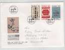 Norway FDC Sami Handicraft Complete With Cachet 9-10-1973 Sent To Denmark - FDC