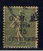 SYR+ Syrien 1922 Mi 155 O. M. F. - Used Stamps