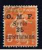 SYR+ Syrien 1922 Mi 182 O. M. F. - Used Stamps