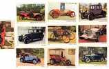 10 Cartes éditées Par Americana Munich : Tacots, Cyclecar, Rhode, Fiat, Stutz, Rocket Frères, ... - Automobile - F1