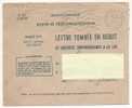 LETTRE Dispensée D'affranchissement" LETTRE TOMBEE En REBUT" De 1964. N° 827. - Used Stamps