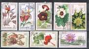 Rumania Num  2156-2163, Cat Yvert. Flora. Botanica - Used Stamps