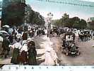 FRANCE PARIS AVENUE DU BOIS DE BOULOGNE LA PORTE DAUPHINE AUTOMOBILE AUTO CAR VOITURE ANIMATION ANIME N1909 CH796 - Trasporto Pubblico Stradale