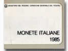 1985 - Italia Divisionale FDC - Jahressets & Polierte Platten