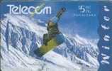 # NEW_ZEALAND NZ23S_1 Four Season S - Winter 5 Gpt 01.95 -sport,snowboard- Tres Bon Etat - Nueva Zelanda