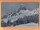 H1009 Braunwald Im Winter,Hinterer U. Vorderer Eckstock, Cachet Neuchâtel 1925.Schönwetter-Elmer Glarus 503, Pli Angle - Braunwald