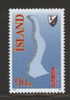 ICELAND ISLAND 1995 CENTENARY OF CITY OF SEYDISFJORDER NHM (**) MAPS FORWARD - Islas