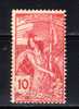 CH10) SVIZZERA 1900 -25°Anniversario U.P.U.- N.87 MLH* - Unused Stamps