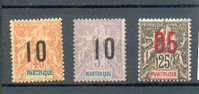 MART 152 - YT 79 à 81 * - Le YT 81 Présente De Légères Adhérences Noires Au Verso - Unused Stamps