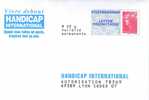 POSTREPONSE " HANDICAP INTERNATIONAL "  NEUF ( 08P622 - Repiquage Beaujard ) - PAP: Ristampa/Beaujard