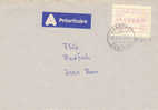 Timbre D'Automate No 8 A Sur Lettre Oblitérée Le 12.1.1994 - Automatic Stamps