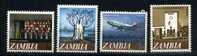 ZAMBIA  1968 Definitive (odd Value) Yvert N° 39-40-41-42  Absolutely Perfect MNH ** - Zambie (1965-...)