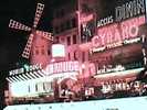 FRANCE PARIS LE MOULIN ROUGE AUTO CAR NOTTE NUIT NIGHT  N1975   CH963 - París La Noche