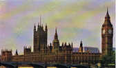 Postal ,INGLATERRA, Parlamento , Parliament, Post Card,  Postkarte, - Houses Of Parliament