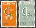 Cept 1966 Irlande Ireland Yvertn° 187-88 *** MNH   Cote 4,00 Euro - 1966