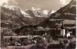 FRUTIGEN . KIRCHE MIT DOLDENHÖRNER  BALMHORN & ALTELS. - Frutigen