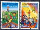 ##Azerbaijan 2002. EUROPE/CEPT. Circus. Michel 513-14A. Cancelled(o) - Azerbaïdjan