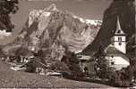 GRINDELWALD .WETTERHORN U. KIRCHE. - Grindelwald