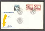 Sweden 1974 FDC Cover Landscapes Landschaften Waterfall Ystad (Cz. Slania) - FDC