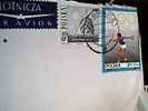 POLONIA POLSKA AVION AIR MAIL 2 COMMEMORATIVI BARCA VELA E SPORT OLIMPIADI VB1969 CH1011 - Cartas & Documentos