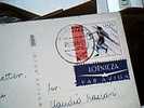 POLONIA POLSKA VIA AEREA AIR MAIL  AVION  Sport Olimpiadi 1968    VB1968 CH1017 - Lettres & Documents