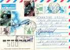 Russia / Postal Stationery, / Space, Plane - Stamped Stationery