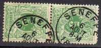 45  Paire  Obl   Seneffe   (+100) - 1869-1888 Leone Coricato