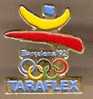 Pin´s Badge Pin Jeux Olympique BARCELONE 92.TARAFLEX BARCELONA 92.voir Description - Games